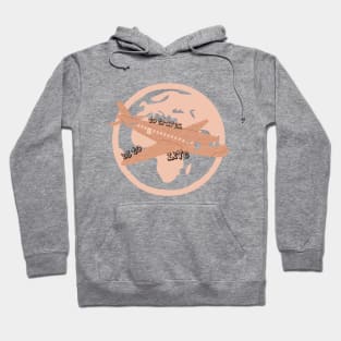To travel is to live on plane Hoodie
